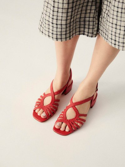Naguisa Raco Red Square Low Sandal product