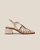 Raco Sandal - Beige Square Medium - Beige