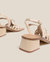 Raco Sandal - Beige Square Medium