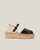 Silencio Sandal - Black/Ecru - Black