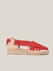 Soc Espadrille Red - Red