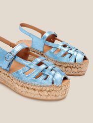 Thalis Sandal - Blue Metal