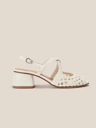 Uga Rounded Sandals - Ecru - Ecru