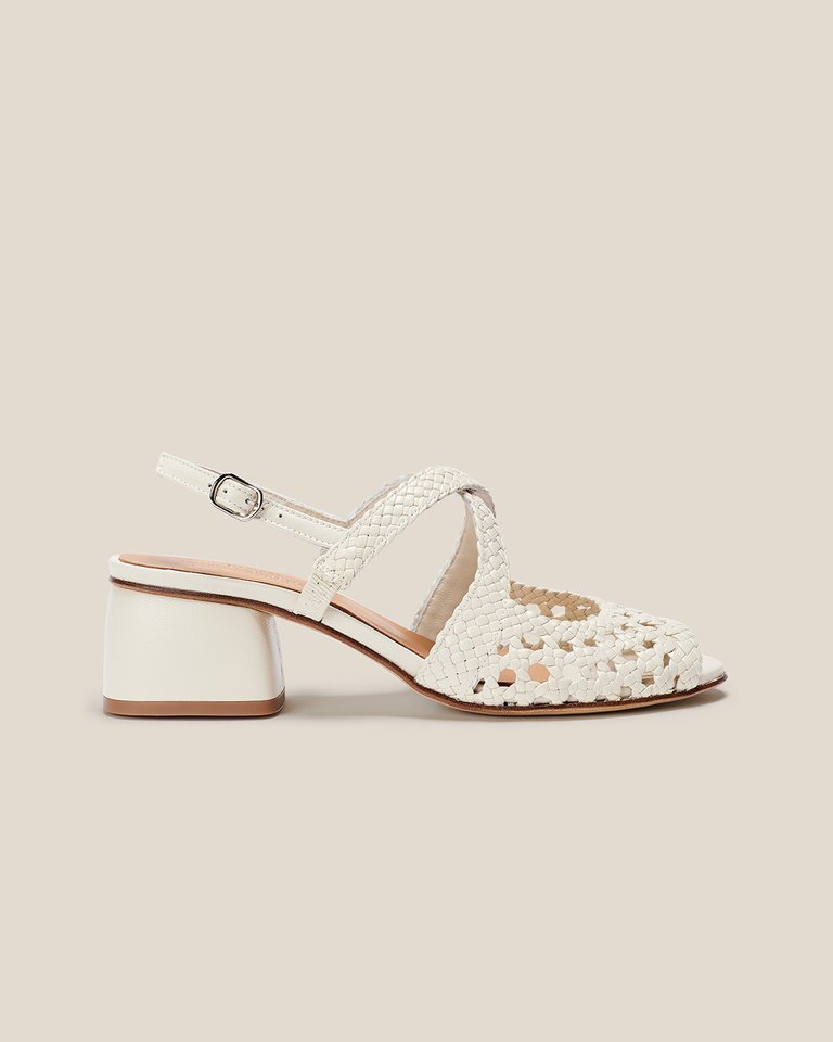 Uga Rounded Sandals - Ecru - Ecru