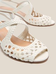 Uga Rounded Sandals - Ecru