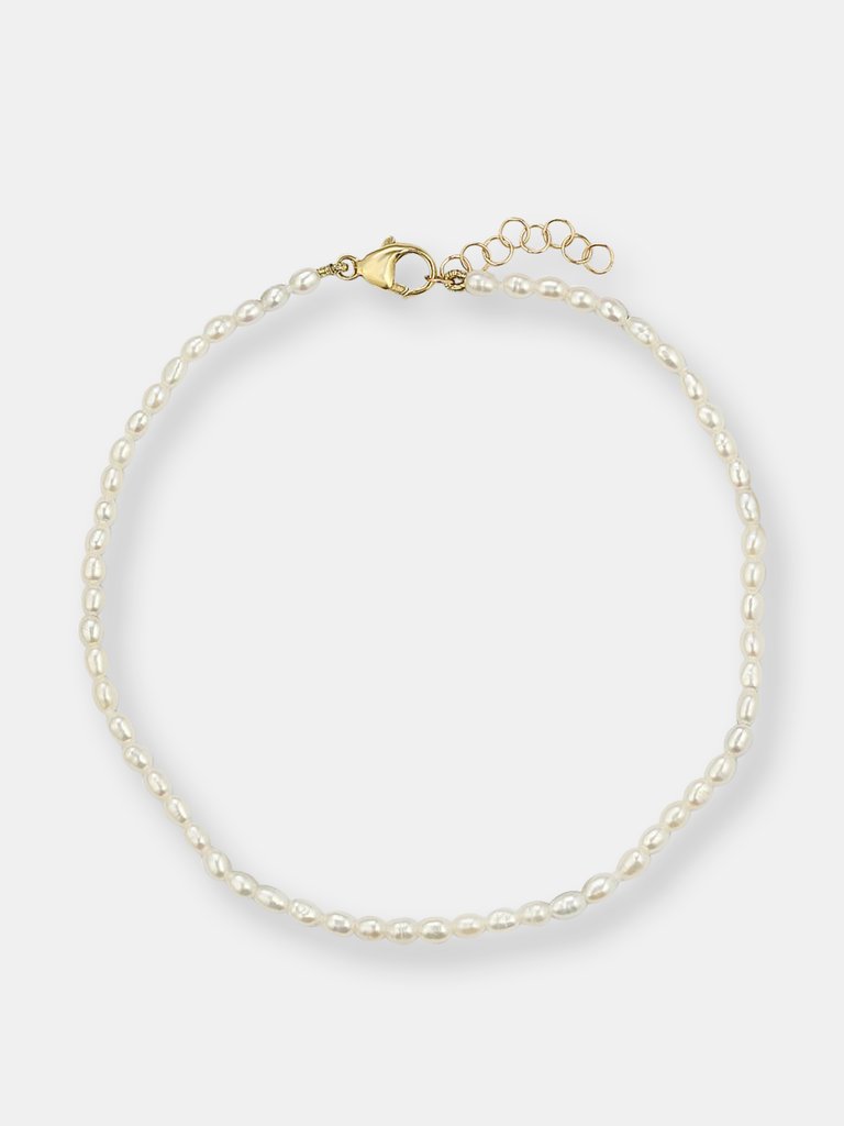 Olivia Anklet - White