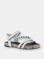 Arko Flat Sandals - Dove Grey