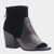 Beta Heeled Booties - Black Bronze