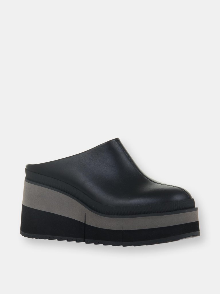 Coach Platform Clogs - Black