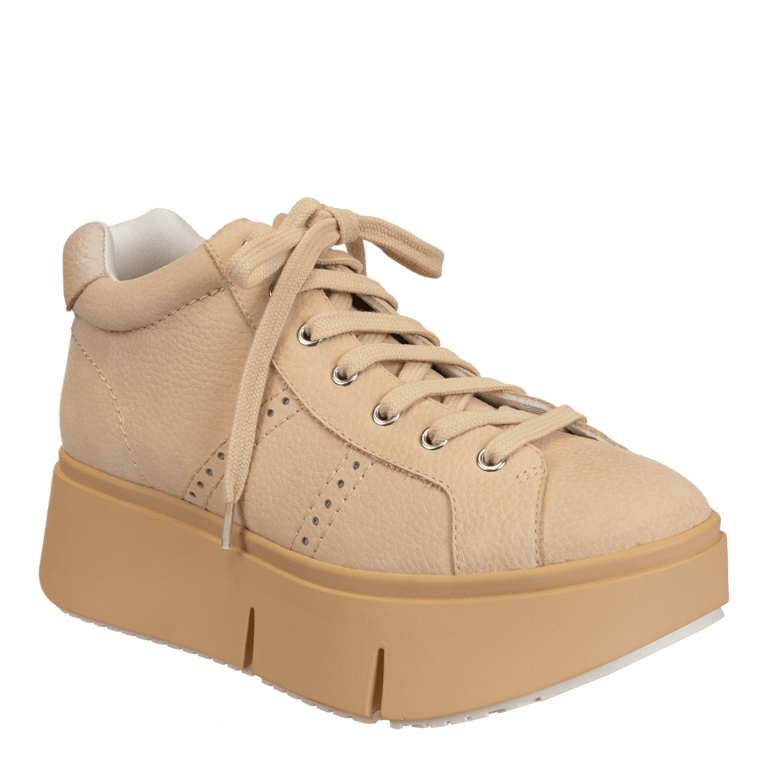 Essex Platform High Top Sneakers - Beige