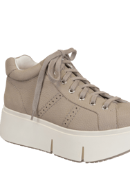 Essex Platform High Top Sneakers - Greige