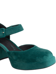 ESTONIA Heeled Clogs - Emerald