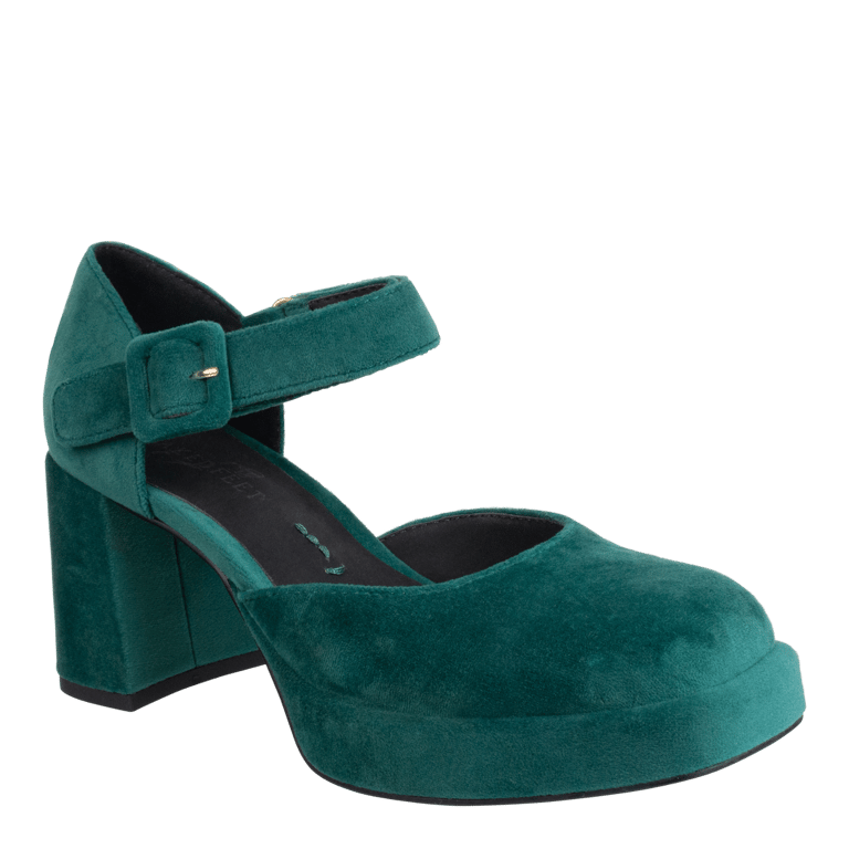 ESTONIA Heeled Clogs - Emerald