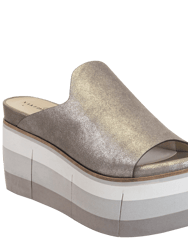 Flow Platform Sandals - Silver