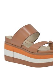 Flux Wedge Sandals - Tan