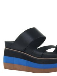 Flux Wedge Sandals - Black