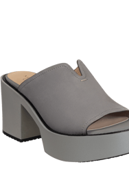 Freja Heeled Sandals - Grey