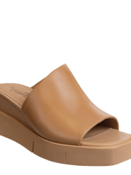 Infinity Wedge Sandals - Camel