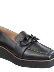 PRIVY Platform Loafers - Black