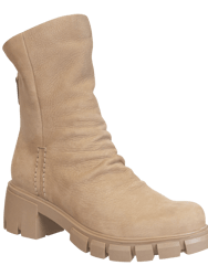 Protocol Heeled Mid Shaft Boots - Beige