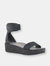 RENZI Platform Sandals - Soft Grey