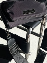 The Hunter Handbag - Black Silver