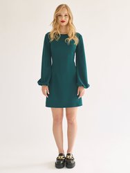 Amira Dress - Emerald Green