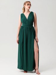 Cara Maxi Dress - Deep Green