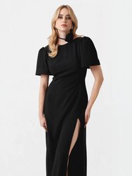 Celine Maxi Dress - Black - Black