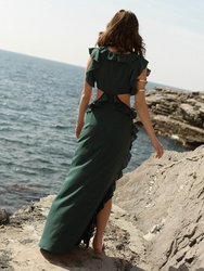 Costanza Maxi Dress - Deep Green