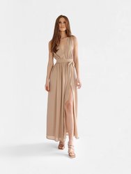 Ella Maxi Dress - Beige - Beige