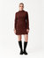 Taylor Mini Dress - Chocolate Brown - Chocolate Brown
