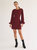 Amira Dress - Burgundy