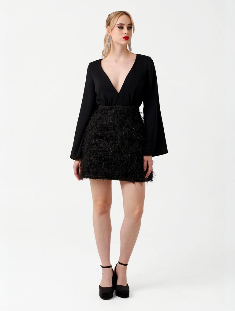 Aurora Mini Dress - Black