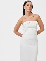 Barbi Midi Dress - Ecru