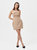 Barbi Mini Dress - Beige - Beige