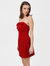 Barbi Mini Dress - Cherry Red