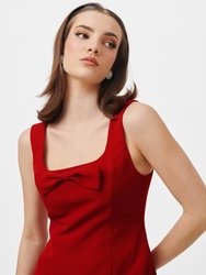 Bridget Mini Dress - Cherry Red