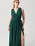 Cara Maxi Dress - Deep Green