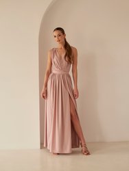 Cara Maxi Dress - Powder Pink - Powder Pink