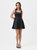 Daphne Mini Dress - Black - Black