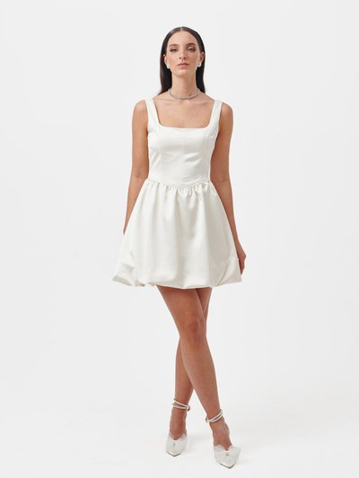 Alice + Olivia Valli Cut Out Cami Dress in Off White