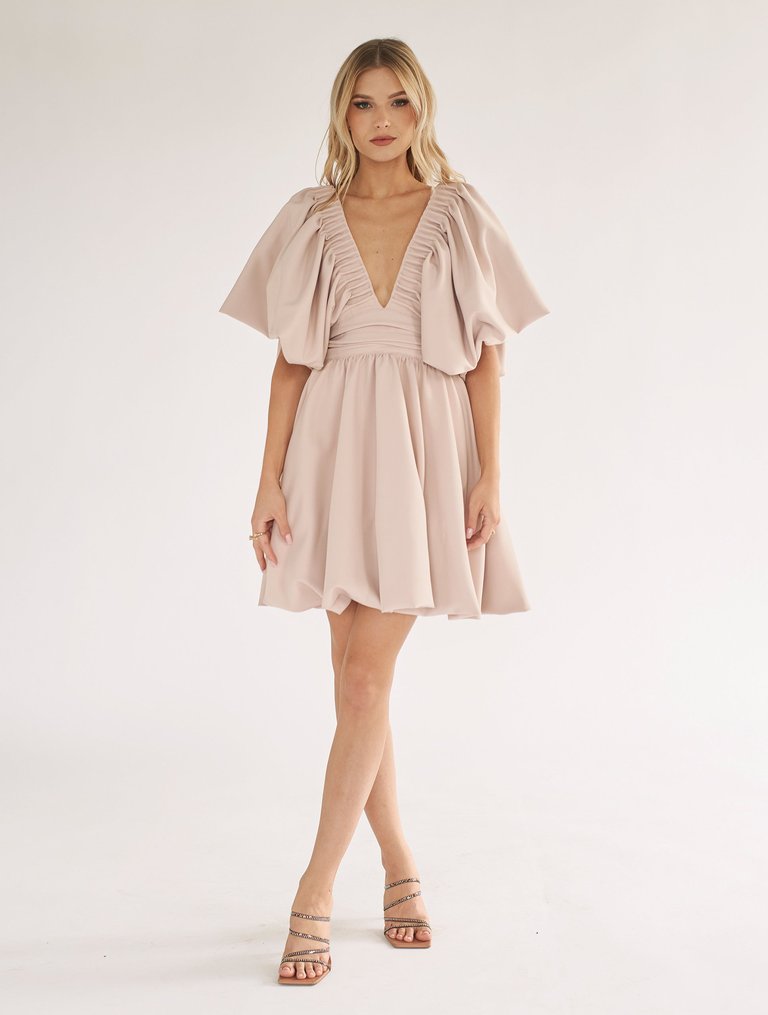 Gaia Dress - Nude