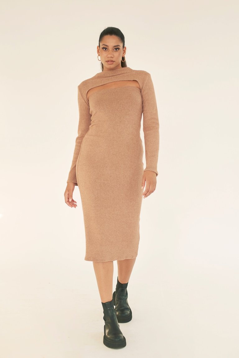 Hailey Dress - Camel