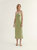 Inez Midi Dress - Matcha Green