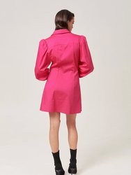 Mastermind Dress -  Fuxia