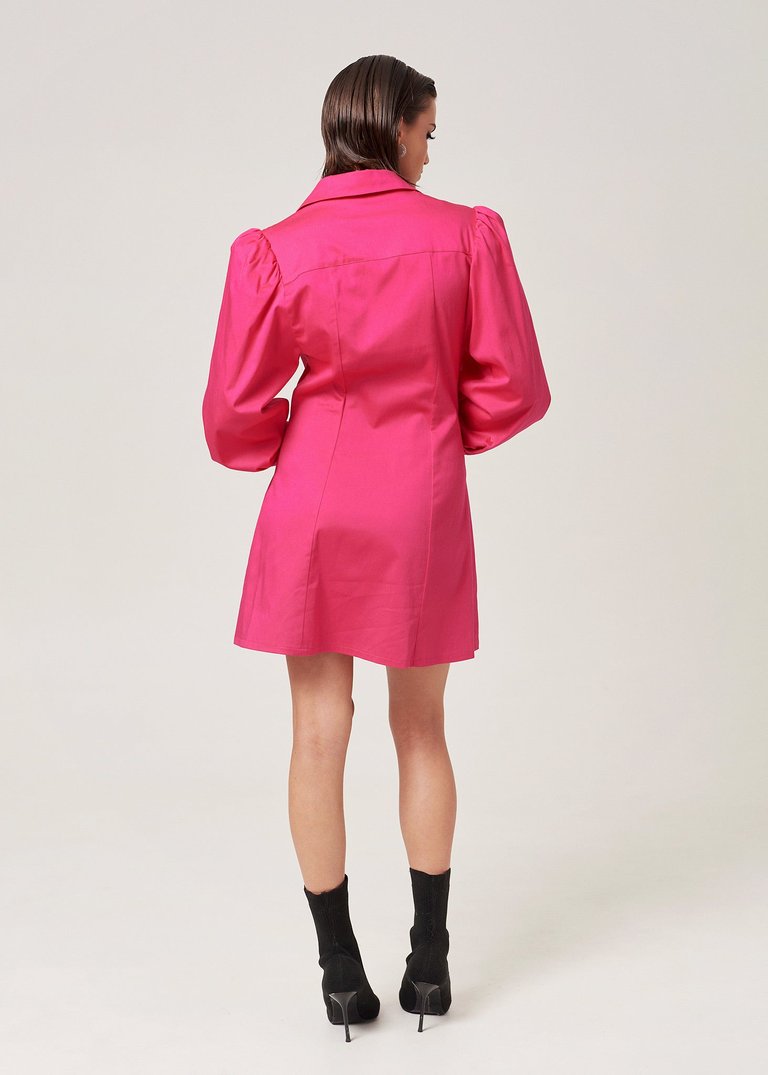 Mastermind Dress -  Fuxia