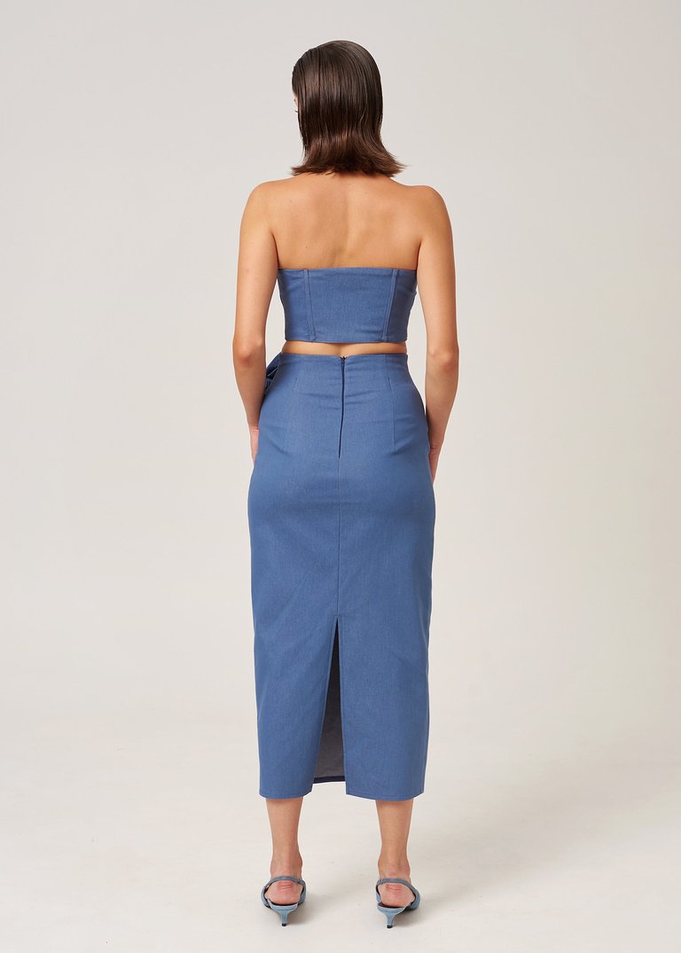 Milano Skirt -  Denim