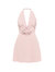 Rose Mini Dress - Light Pink