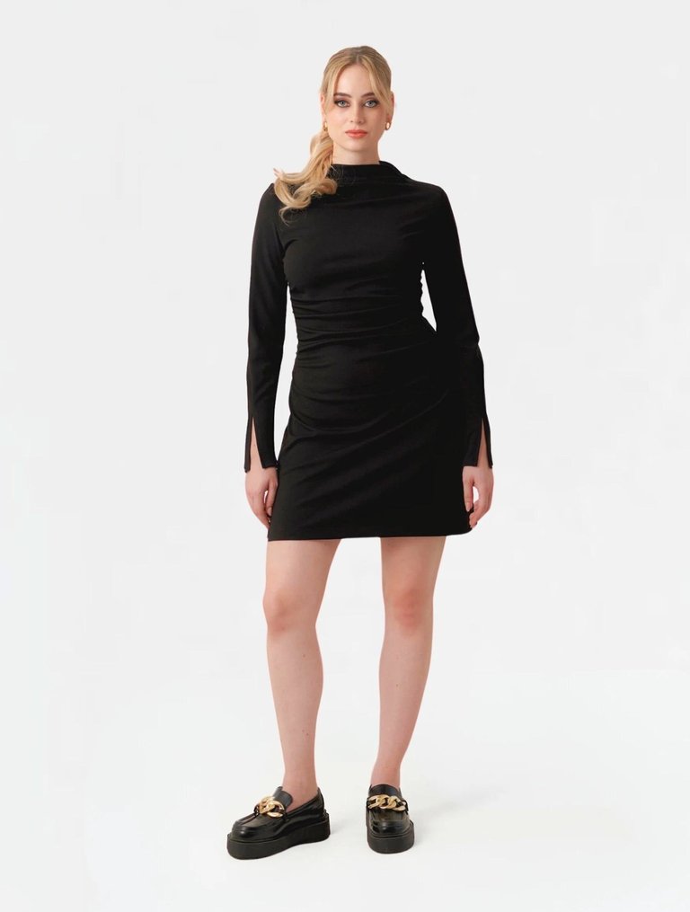 Taylor Mini Dress - Black - Black